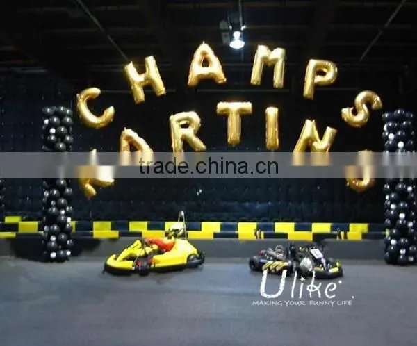 Golden Foil Balloons Letter Shaped Foil Balloons Inflatable Letter Foil Balloons