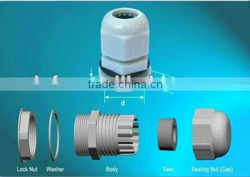 PG,Metric Thread Nylon Cable Gland