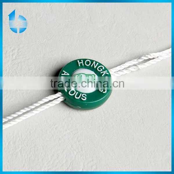 Cotton Hemp Cord Double Insertion Hang String Seal Tag for Brand Garment photo-3