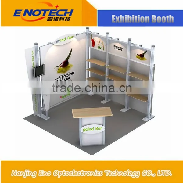 Easy Set up and Re-Usable Modular Display Stand Trade Portable Exhibition Booth Display , 3*6 3*3 6*6m Modular Exhibit Booths