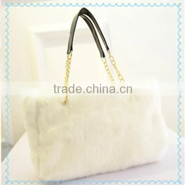 Luxury High Quality Fur Hand Bag