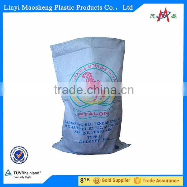 Hot Selling pp Plastic Printed Wheat Rice Bag 50kg photo-2