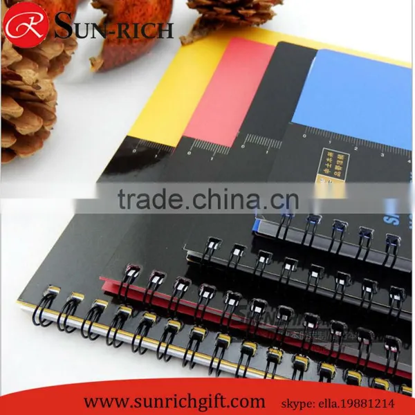 2015 Color Plastic PP Spiral Bound Journal Notebook Diary With Measurement photo-3