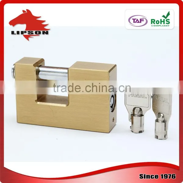 Lipson LS-200T Tubular Cylinder Rectangular Brass Padlcok photo-4