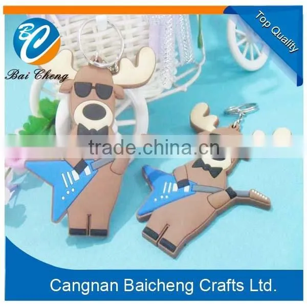 Promotional Chrismas Gift Soft Pvc Keychains for Kids and Friends of Cheap Price and High Fashion Quality for You to Advertise photo-4