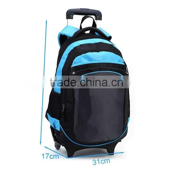 China New Style Wheeled Backpack School Trolley Bags BB021 photo-2