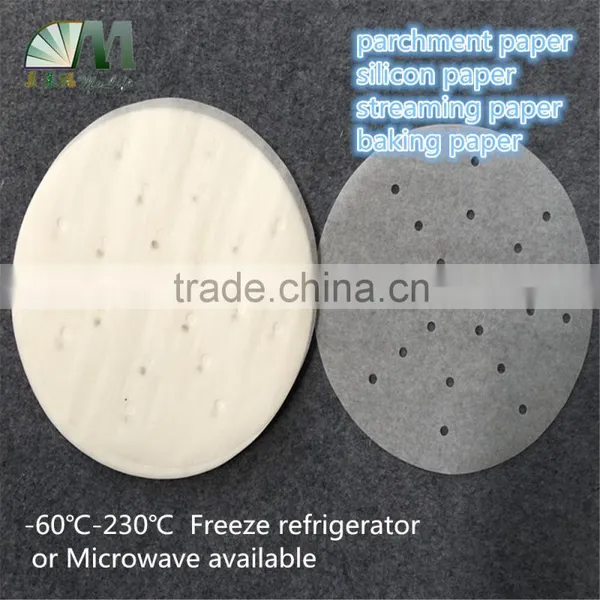 Greaseproof Waterproof Heat Resistant Non-stick Baking Streaming Silicone Coated Parchment Paper Sheets