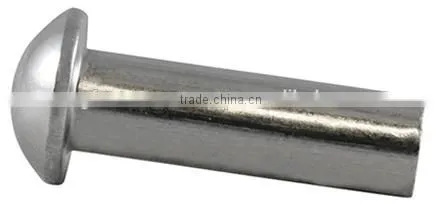 Solid Rivet: DIN 660 Round head rivet + DIN 661 Countersunk rivet