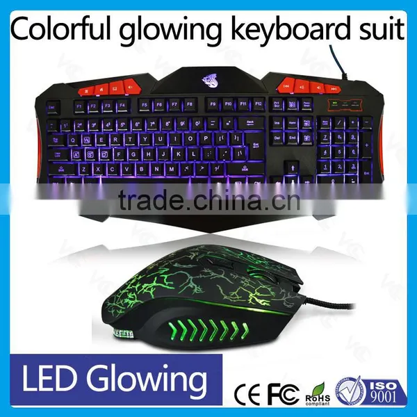 Custom Function Ergonomic Keyboard Backlight Led Colorful Gaming Mouse photo-3