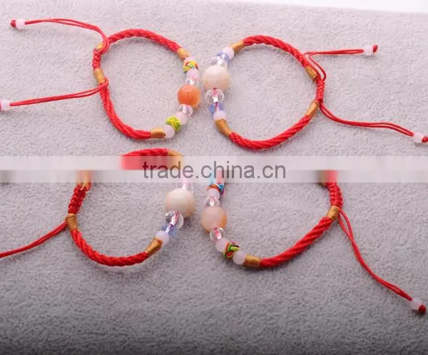 >>>2016 High Quality Fashion Stone Beads Red Rope Kids Women Men Bracelets&bangles/ photo-4