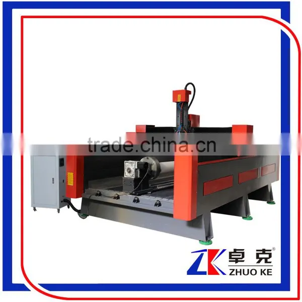 Unique Design High Z-Axis CNC Engraving Machine For Stone Jade Grantie ZK-1325 With PCI NcStudio Controller&Rotary Axis photo-2
