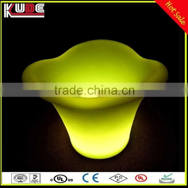 RGB Light Colors Changing PE Plastic Material LED Ice Bucket For Bar Party Used photo-5