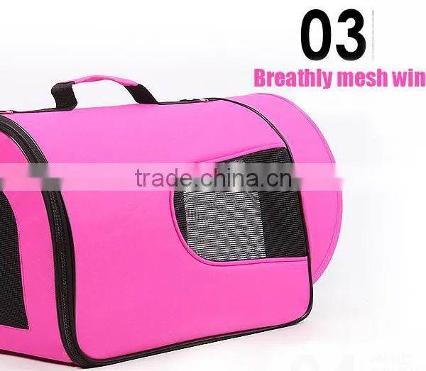 Portable Puppy Dog Cat Tote Carrier House Pet Cage Travel Bag photo-3