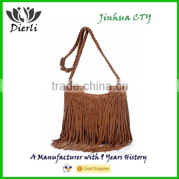 Tassel Fringe Handmade Leather Purse photo-6