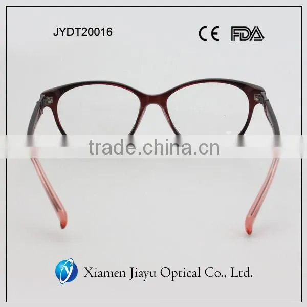 Fashion Women Prescription Glasses Frames Acetate photo-5