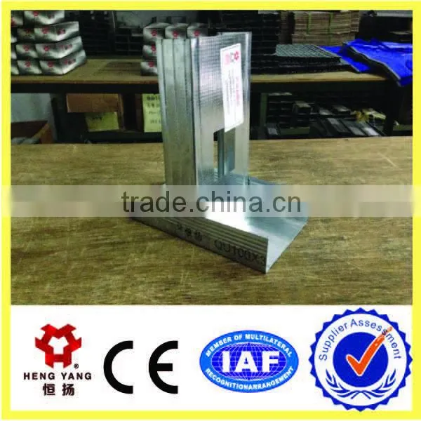 100 Light Gauge Steel Studs/galvanized Construction Materials