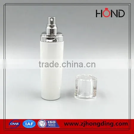 Wholesale Triangle Bottle White Transparent Color 30ml 50ml 80ml 120ml Empty Plastic Bottles Skin Cream Acrylic Lotion Bottle photo-3