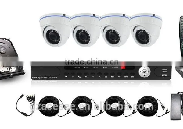 720P/960H AHDVR & Indoor Camera Kits AHD DVR Kit for Indoor Day Night Home Security Camera Video Recording System photo-2