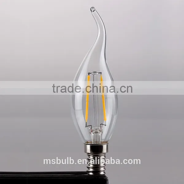 High Luminous Efficiency 100w/lm COB Led Filament Bulbs C35 Candle Light With CE ROHS Certificate photo-4