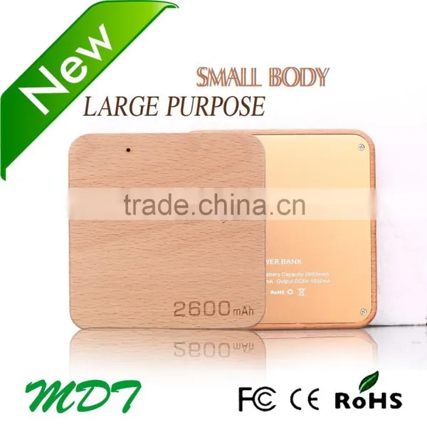 Perfect Wood Design 2600mah Mobile Phone Power Bank for Blackberry Z10 With Best Power Bank Circuit Board photo-4