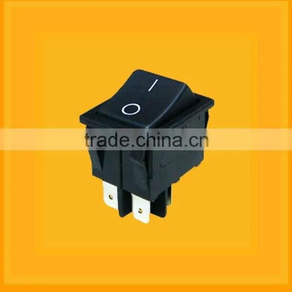 4 pins electrical turn switch 16A,IP65 waterproof 4p locked rocker switch