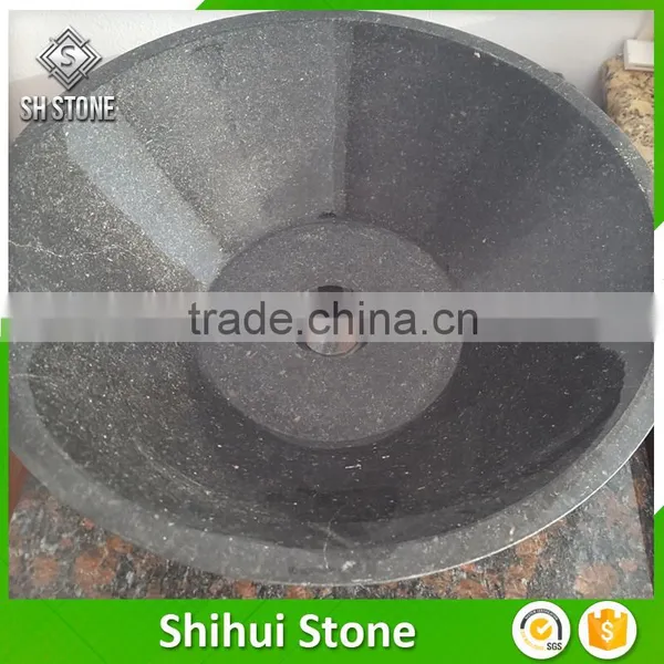 Dark Emperador Marble Basin, Top Sale Art Basin photo-5