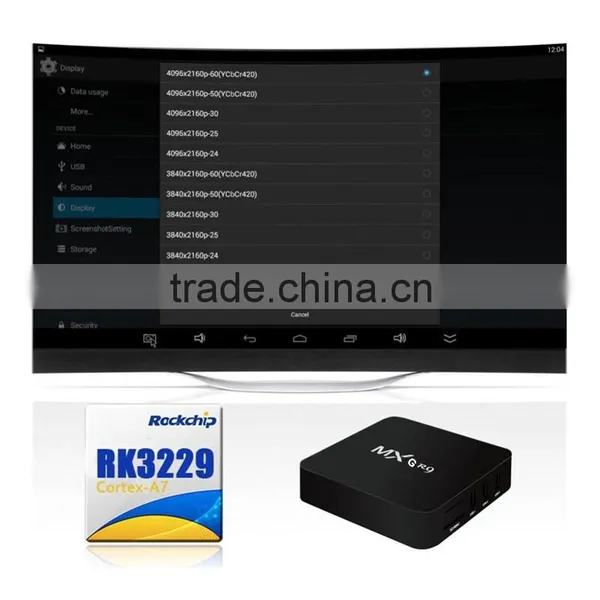 MXG R9 4K Android TV Box RK3229 Quad Core KODI Pre-install photo-3