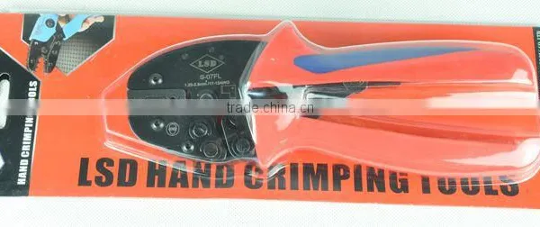 CE ROHS Experience Production 10years LSDgood Qutails Pliers for Flag Female Insulating Joint S-07FL Ratchet Hand Crimping Tools photo-2