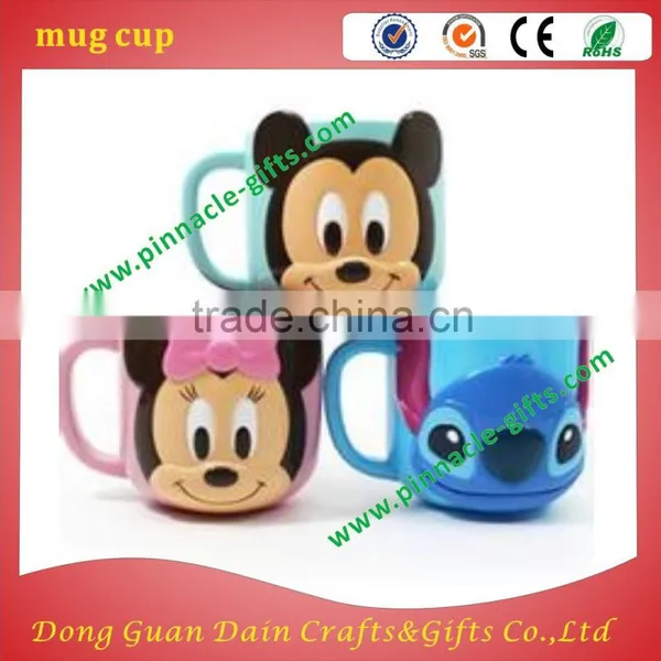Personalized Plastic 3d Soft Pvc Rubber Mug for Kids photo-5