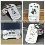 Men's Stainless Steel Dog Tag on Chain Low Price China Factory