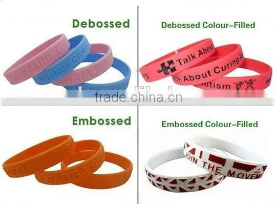 Promotional Gifts Custom Silicone Rubber Wristband photo-3