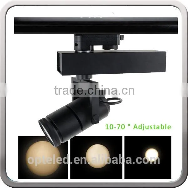 Focusable 10-70 Degree Beam Angle Art Gallery Led Track Lighting Spotlights for Art Photography Gallery photo-4