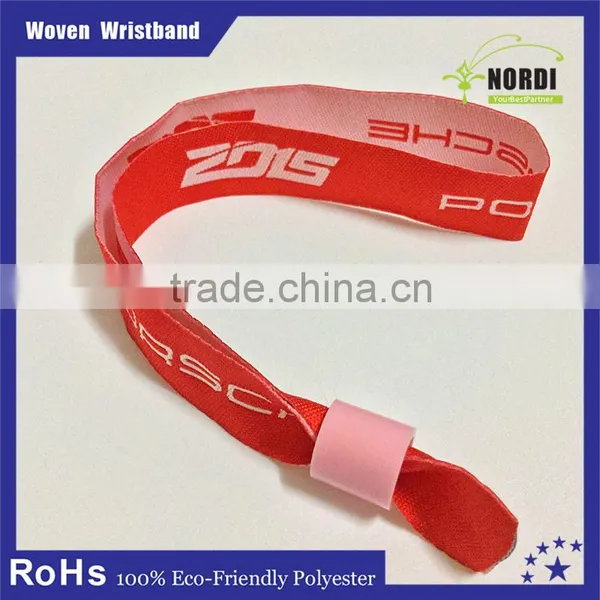 Promotional Fabric Textile Woven Wristbands for Event photo-6
