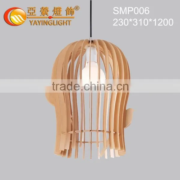 2015 Popular Modern Pendant Lamp Wood Pendant Lamp,Wooden Pendant Lamp