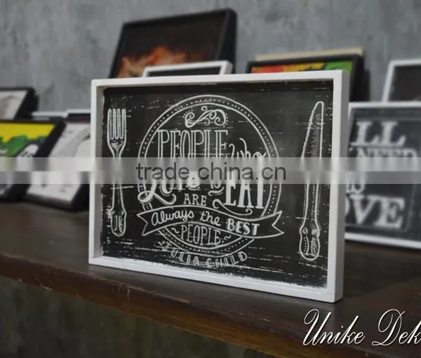 Wooden Vintage Style Sign - Wall Decoration WQ-045 photo-2