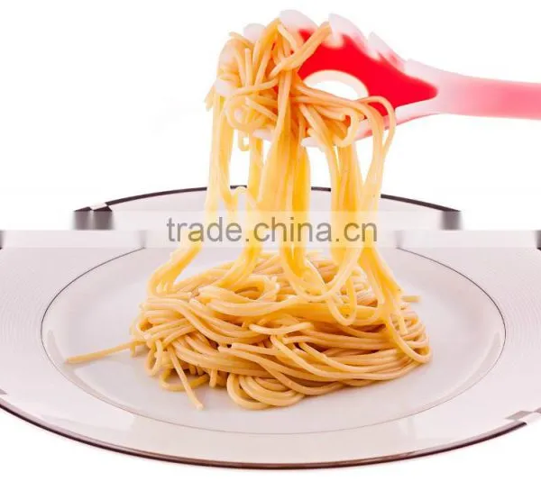 High Quality Heat Resistant Silicone Spaghetti Server, Silicone Pasta Spoon, Silicone Pasta Fork photo-3