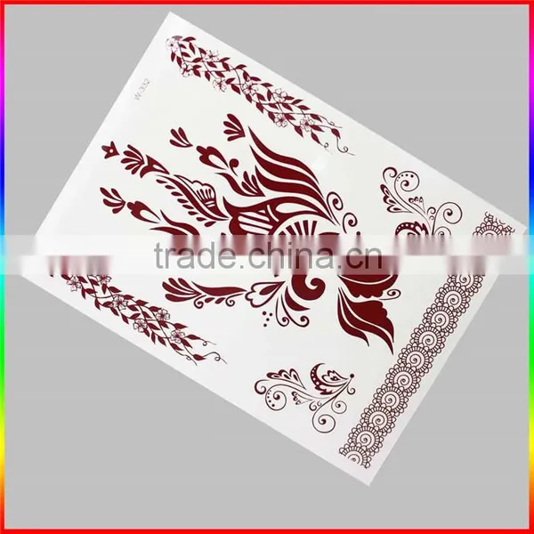 Henna Tattoo Sticker, Lace Henna Tattoo