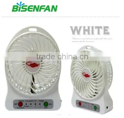 2015 Hot Sell Rechargeable Battery Mini Standing Fan