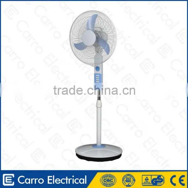 New Products 16inch ac dc Rechargeable Oscillating Fan photo-2