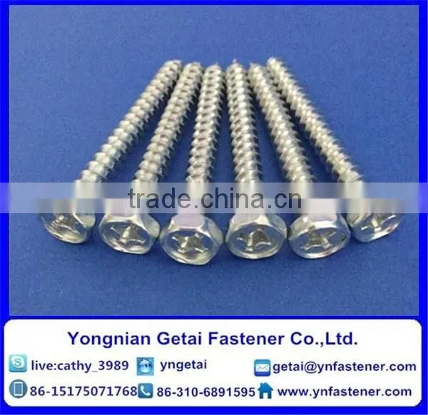 Stainless Steel Self-Tapping Screws With Cross Recessed Pan/ Countersunk Head/raised Countersunk Head ,DIN933/931 H.D.G photo-4