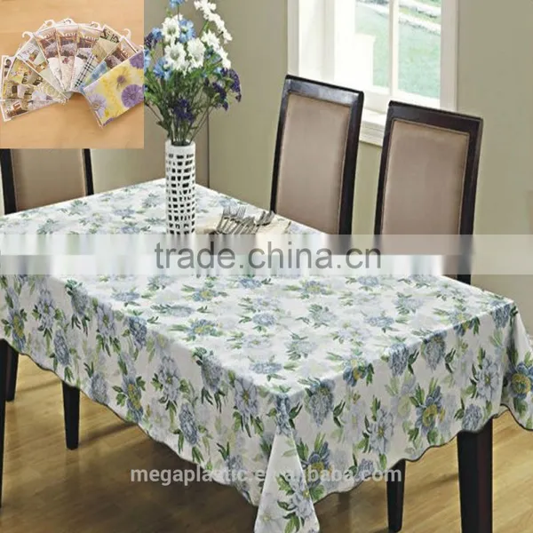 Printed PVC Table Cloth / Vinyl Table Cloth
