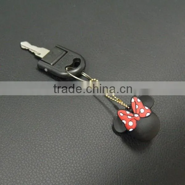 3d Custom Shaped Soft Pvc Keychain With MINNIE Shape photo-5