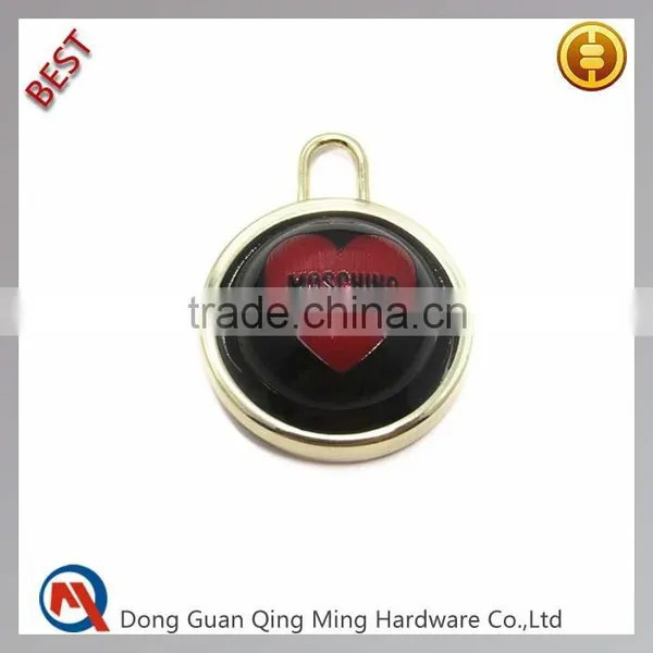 Round Brand Logo Nameplate Custom Metal Key Tags