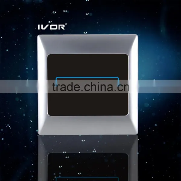 IVOR 1 Gang 2 Way Smart Home Touch Screen Wall Light Switch UK Standard SK-T2000L1
