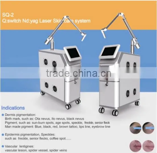 Mongolian Spots Removal ND YAG Laser For Tattoo Removal/Beauty Salon Equipment/nd Yag Laser Tattoo Removal Machine Spare Parts Varicose Veins Treatment photo-2