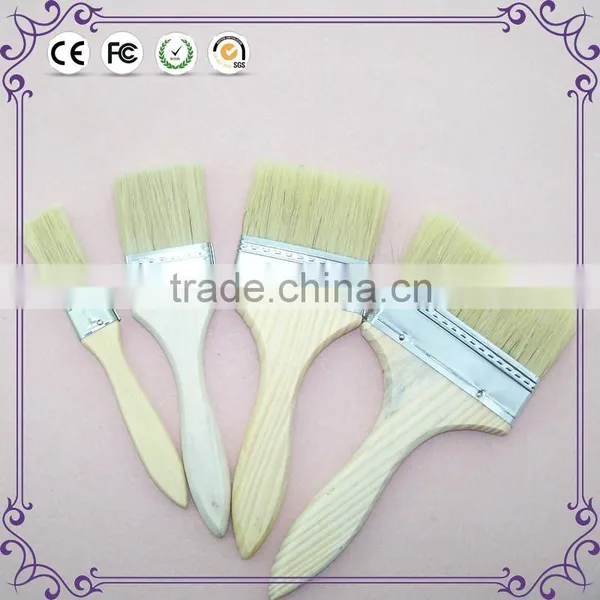 4pcs Bristle Hair Paint Brush Barbecue Paint Brushes