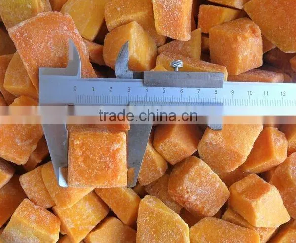 Frozen Pumpkin Peeled Organic IQF Frozen Pumpkin Price From China photo-2