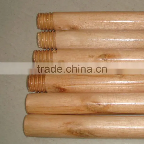 Striped Green Color Coated Wooden Broom Handle Only From KEGO Vietnam photo-4