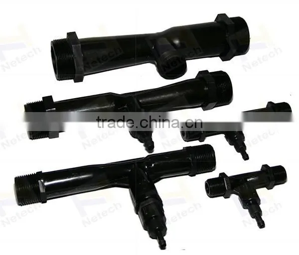 Cost Saving PVDF Venturi Injector / Venturi Mixer / Venturi Gas Mixer for Water Treatment photo-3