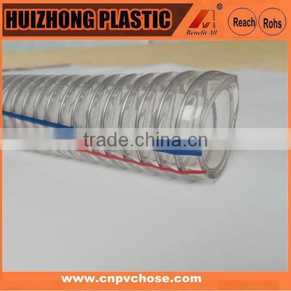 Transparent Pvc Spiral Steel Wire Reinforced Hose photo-2